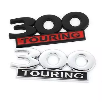 Автомобильная наклейка, металлическая эмблема 300 Touring, наклейки на багажник мотоцикла для D/o-dge Je-ep Ch/rysler Viper GTS 2019 Vespa GTS 300 Touring чёрный