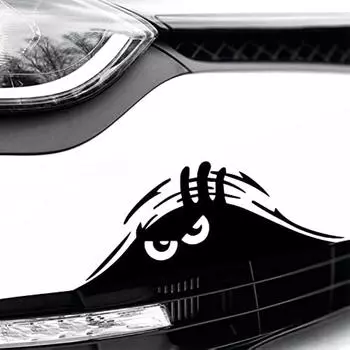 Автомобильная наклейка забавный и пугающий дизайн 22x11x1cm