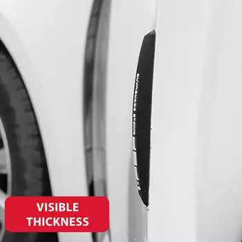 Автомобильная наклейка, защита кромки двери, накладка, защитная полоса, защита от царапин, автомобильные барьеры, защита от столкновений, универсальная чёрный