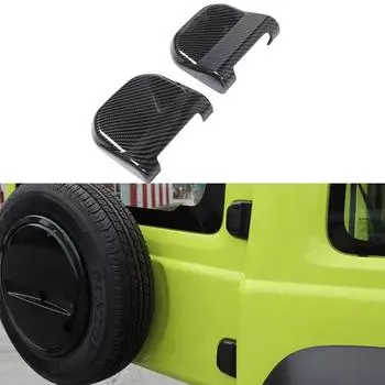 Автомобильная наружная отделка дверных петель багажника для Suzuki Jimny JB64 JB74 2019-2024+ Аксессуары из углеродного волокна