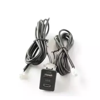 Автомобильная навигация 4-контактный 6-контактный USB+TYPE-C Порт Панель Интерфейс Удлинительный кабель 145см