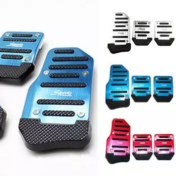 Автомобильная нескользящая педаль, ручная автомобильная тормозная муфта, акселератор, противоскользящая ножная педаль синий