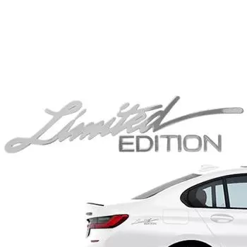 Автомобильная ограниченная серия металлическая наклейка на багажник автомобиля наклейка на багажник автомобиля задняя эмблема наклейка наклейка на багажник автомобиля металлическая наклейка на серебряный