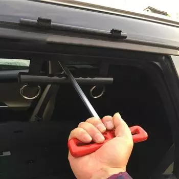 Автомобильная опора для крыши, противоскользящие поворотные инструменты для позиционирования, инструменты для ремонта вмятин на крыше, портативная конструкция с двумя стержнями для ремонта вмятин на крыше автомобиля чёрный