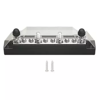 Автомобильная отрицательная шина Распределительный блок питания аккумулятора Клеммная колодка Шпильки AC DC