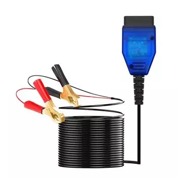 Автомобильная память данных Saver Автомобильный кабель аварийного питания Кабель аккумулятора OBDII Memory Saver чёрный
