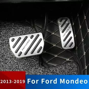Автомобильная педаль топлива, акселератора, тормоза, чехол для Ford Mondeo MK5 Fusion 5 2013 2014 2015 2016 2017 2018, аксессуары серебряный