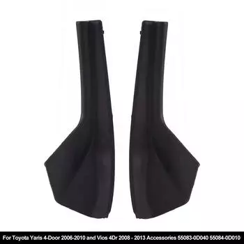 Автомобильная передняя боковая решетка для лобового стекла, наружная крышка, удлинитель, отделка для Nissan Versa 07-12 D50 R50 12-16 TIIDA 05-10, аксессуары