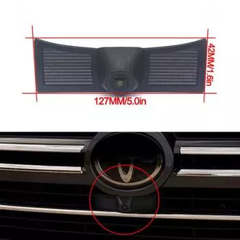 Автомобильная передняя парковка AHD ночное видение положительный водонепроницаемый логотип камера для Toyota Land Cruiser 200 LC200 2018 2019 2020 2025 CVBS 1080x720P