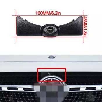 Автомобильная передняя парковка Положительный логотип камера для Mercedes Benz GLA H247 EQA GLA180 GLA200 GLA220 GLA250 GLA35 GLA45 2020 2025 CVBS 1080x720P