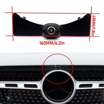 Автомобильная передняя парковка с положительным логотипом камера для Mercedes Benz GLA H247 EQA GLA180 GLA200 GLA220 GLA250 GLA35 GLA45 2020 2021 CVBS 1080X720P