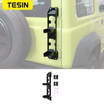 Автомобильная петля задней двери, педаль подъема для Suzuki Jimny JB64 JB74 2022, задняя задняя дверь, складная педаль, лестница чёрный