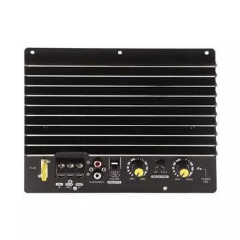Автомобильная плата усилителя 1000 Вт, высокомощная алюминиевая сплавная басовая плата сабвуфера для автомобильного динамика 12 В