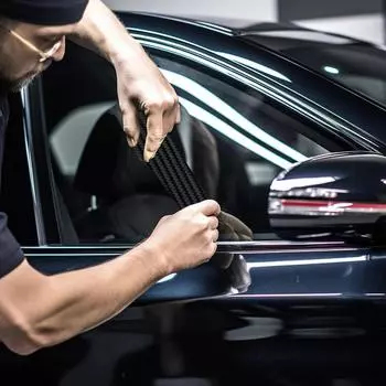 Автомобильная пленка для кузова 127x30 см, рулон самоклеящейся пленки, 3D внешняя пленка для автомобилей, водонепроницаемая, устойчивая к царапинам, для грузовиков, внедорожников красный