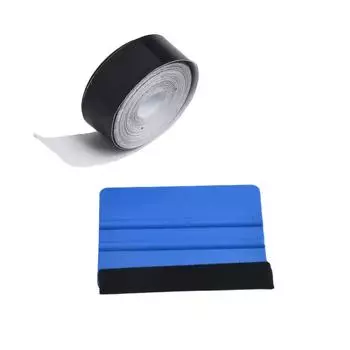 Автомобильная пленка Высокоглянцевая виниловая пленка Комплект для оклейки хромированной пленкой Затемняющая виниловая пленка для оконной отделки Антицарапающая лента Водонепроницаемая защитная пленка