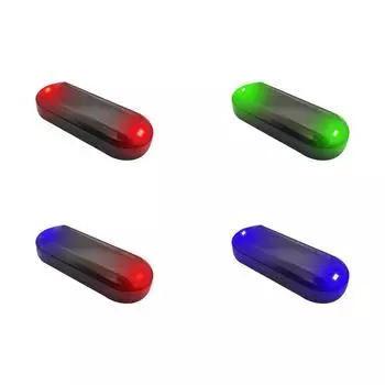 Автомобильная поддельная сигнализация на солнечных батареях, имитация сигнализации, беспроводная сигнализация, противоугонная сигнализация, светодиодные мигающие огни, инструменты