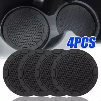 Автомобильная подставка универсальная автомобильная подставка для стакана с водой, противоскользящий коврик для напитков, подставка для стакана, аксессуары для украшения салона автомобиля