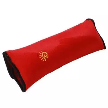 Автомобильная подушка, автомобильный ремень безопасности, защитная подушка для ремня безопасности автомобиля, подушка для детей One size красный