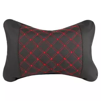 Автомобильная подушка для шеи | Дышащая подушка для подголовника для автокресла | Дорожная подушка для шеи для автомобиля или внедорожника, повысит комфорт вождения, удобная подушка для подголовника красный