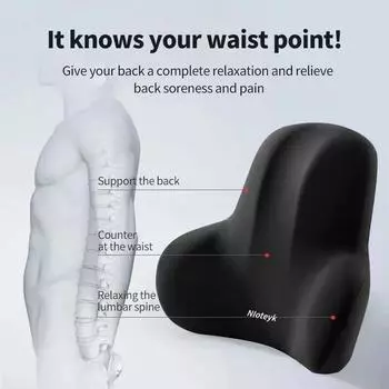 Автомобильная подушка для шеи из пены с эффектом памяти, защитная поясничная поддержка спины, дышащая универсальная подушка для автомобильного подголовника, автомобильные принадлежности