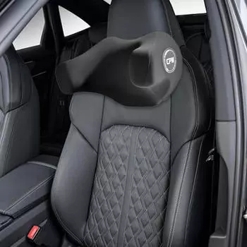 Автомобильная подушка для шеи, поддержка шеи, пена с эффектом памяти, с эластичным ремнем бежевый