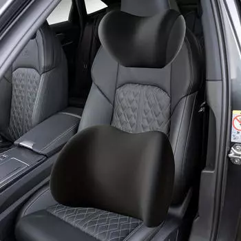 Автомобильная подушка подушка комплект шея высокопроизводительный универсальный подголовник поясничный для чёрный