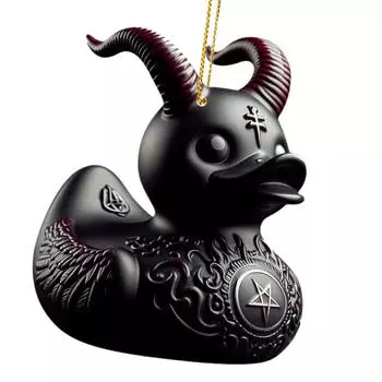 Автомобильная подвеска Маленькая утка Призрак Тема Качели Авто Зеркало заднего вида Подвесные украшения Украшения для интерьера Аксессуары для девочек