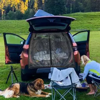 Автомобильная противомоскитная сетка, двойное окно с изоляционной застежкой-молнией от солнца, многоразовая магнитная защита от перегрева M