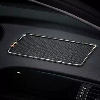 Автомобильная противоскользящая накладка с алмазной инкрустацией, высококачественный креативный столик для мобильного телефона, навигатор, автомобильные аксессуары для духов, противоскользящая накладка