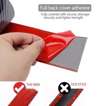 Автомобильная противоударная полоса из углеродного волокна, самодельная защита порога автомобиля, защита кромки двери всего кузова, наклейки против царапин