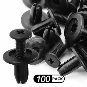 Автомобильная пряжка с отверстием 8 мм, пластиковые заклепки, фиксированная пряжка, крепежный винт, фиксатор для обшивки двери автомобиля, зажимы для крепления