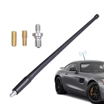 Автомобильная радиоантенна портативная AM/FM автомобильная антенна винт установка резиновая сборка алюминиевый сплав усилитель сигнала с сильным приемом spain