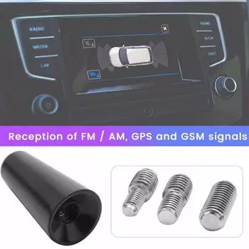 Автомобильная радиоантенна с адаптером 4/5/6 мм, универсальная автомобильная антенна FM, сменный стержень, автомобильные аксессуары