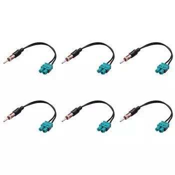 Автомобильная радиоантенна с двойным штекером Fakra-Din для VW RNS510 RCD510 Jetta