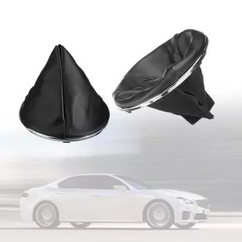 Автомобильная ручка переключения передач, рычаг, гарнитура с рамкой безеля, чехол для багажника из искусственной кожи, подходит для Fiat 500 50295325 50295075