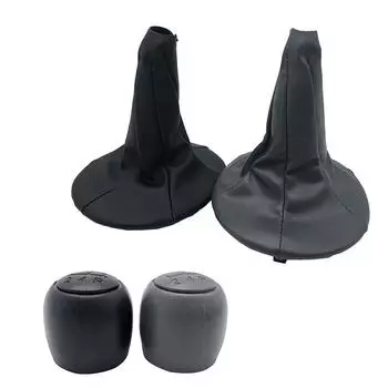 Автомобильная ручка переключения передач, рычаг переключения передач, чехол для багажника, воротник для FIAT PANDA 2003-2012/500 500C 2007-2013, автомобильные аксессуары серый