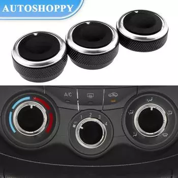 Автомобильная ручка переменного тока, ручка кондиционера, ручка переключателя контроля тепла для Chevrolet Sail 2008-2014, автомобильный Стайлинг чёрный