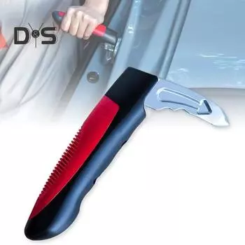 Автомобильная ручка трость аварийный молоток аварийный оконный стеклобой дверной поручень подставка вспомогательные средства для передвижения для пожилых детей 1pc синий