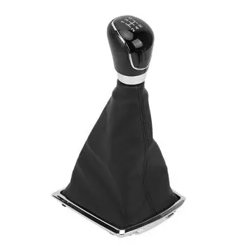 Автомобильная ручная ручка переключения передач, пылезащитный чехол, защита рычага переключения передач, замена искусственной кожи для Ford Focus MK2 2005?20115 Скорость