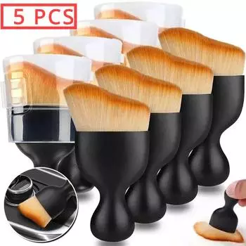 Автомобильная щетка для чистки кондиционера, внутренняя щетка для чистки клавиатуры, камеры, толстые мягкие меховые щетки для чистки с крышкой, пылезащитные инструменты 1PCS