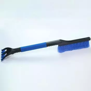 Автомобильная щетка для снега, выдвижной скребок для льда с удобной пенопластовой ручкой, зимний инструмент для удаления снега, скребок для снега и щетка для автомобиля CHINA