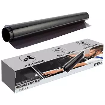 Автомобильная шторка на лобовое стекло 50x50 см, авто, блокирующая УФ-излучение, тонировочная пленка для окон автомобиля, солнцезащитная изоляционная пленка, автомобильный аксессуар CHINA