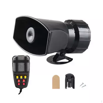 Автомобильная сигнализация, электрический динамик, 7 тонов, громкий сменный аварийный звуковой усилитель для лодки 12v