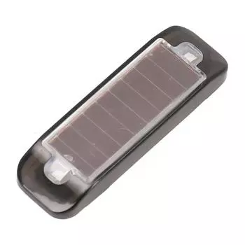 Автомобильная сигнализация на солнечной батарее с мигающим светодиодным светом, имитация поддельного противоугонного сигнала, предупреждающая лампа