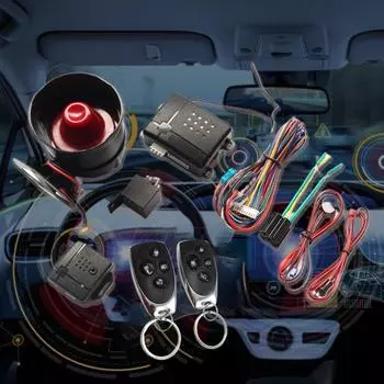 Автомобильная сигнализация с дистанционным управлением, защита безопасности, металлическая совместимая автомобильная безопасность