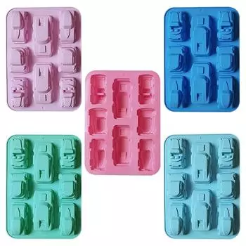 Автомобильная силиконовая форма для выпечки 3D авто мыло свечи форма для льда детский день рождения инструменты для украшения торта кекс топпер
