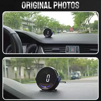 Автомобильная система глобального позиционирования Спидометр H600G Цифровой дисплей Измеритель скорости и высоты Автомобильный проекционный дисплей чёрный