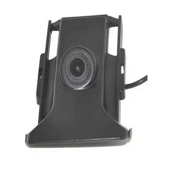 Автомобильная специальная парковочная камера переднего вида для Toyota Prado 2014, установка под логотипом автомобиля, хромированный черный