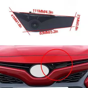 Автомобильная специальная передняя камера для Toyota Camry Normal Low Version 2018 Автомобильная передняя камера безопасности FULL HD CCD ночное видение CVBS 1080x720P