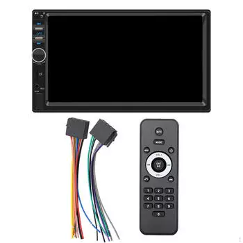 Автомобильная стереосистема аудио-видео премиум-класса портативный медиаплеер 60wx4 профессиональная цветная кнопка